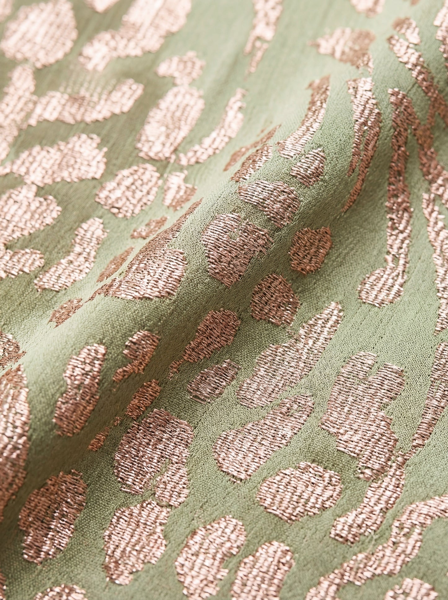 Vestido Midi Jacquard con Nudo y Manga Corta