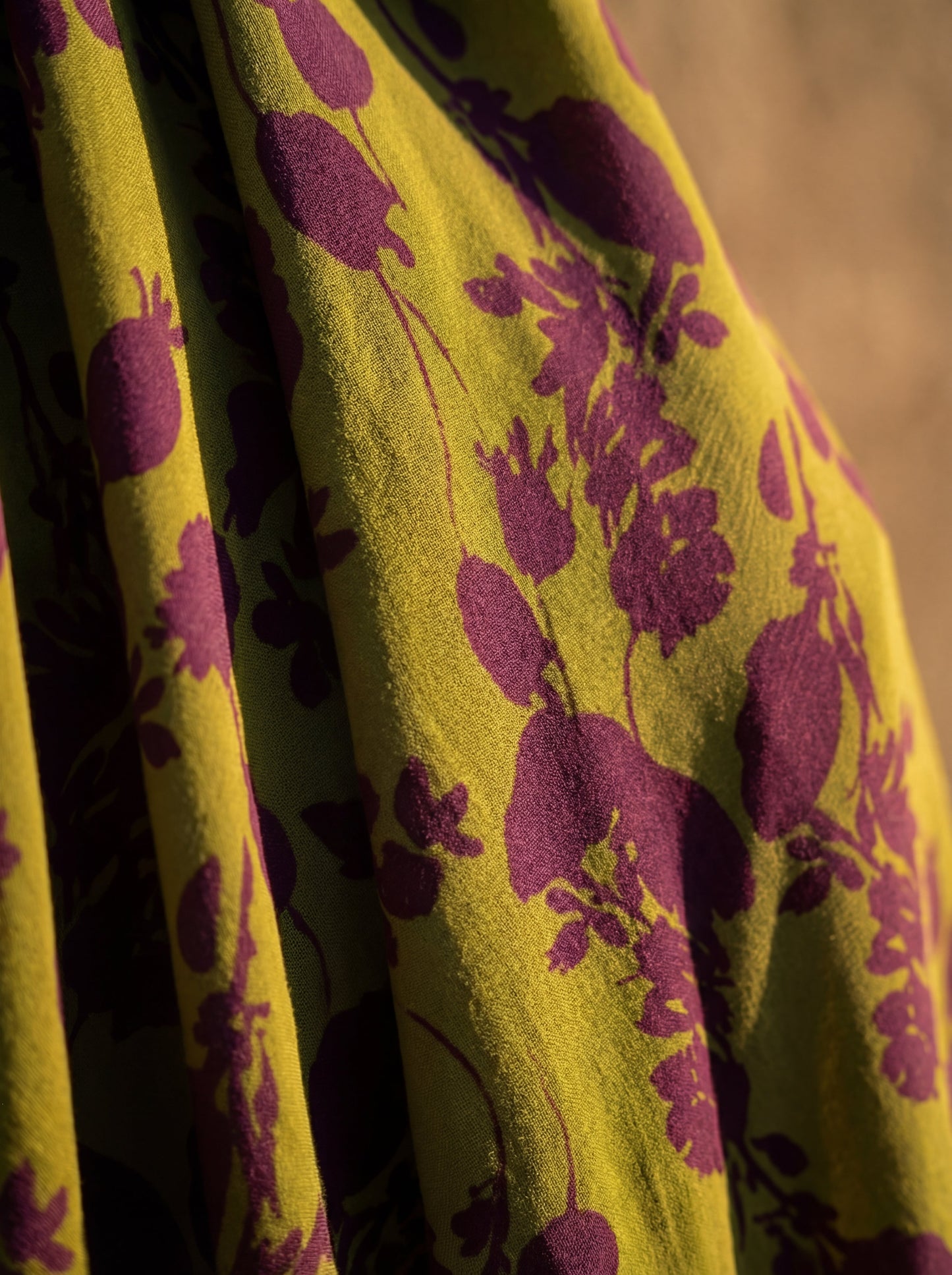 Vestido Midi Estampado Escote Cruzado con Nudo